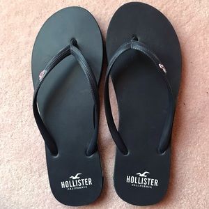 BRAND NEW Hollister Navy Blue Flip Flops